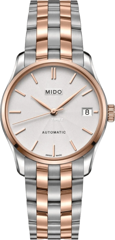 Mido,Belluna 40mm,40mm,Stainless Steel,Silver,Automatic,Day,80hours,M024,M024.407.22.031.00