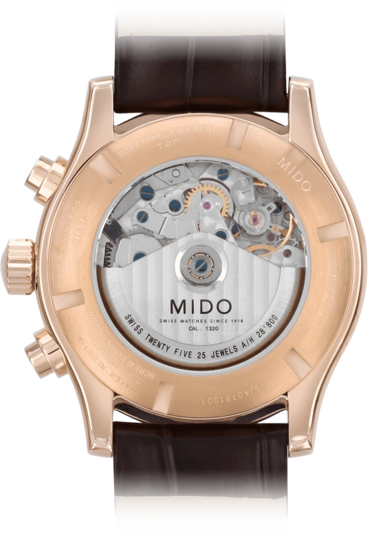 Mido,Multifort 44mm,44mm,Stainless Steel,Silver,Automatic,Chronograph,Date,Day,M005,M005.614.36.031.00