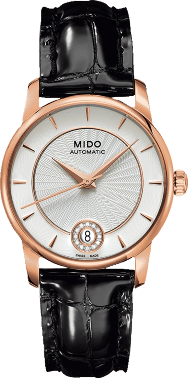 Mido,Baroncelli 33mm,33mm,Stainless Steel,Silver,Automatic,80hours,In-house Caliber,M007,M007.207.36.036.00