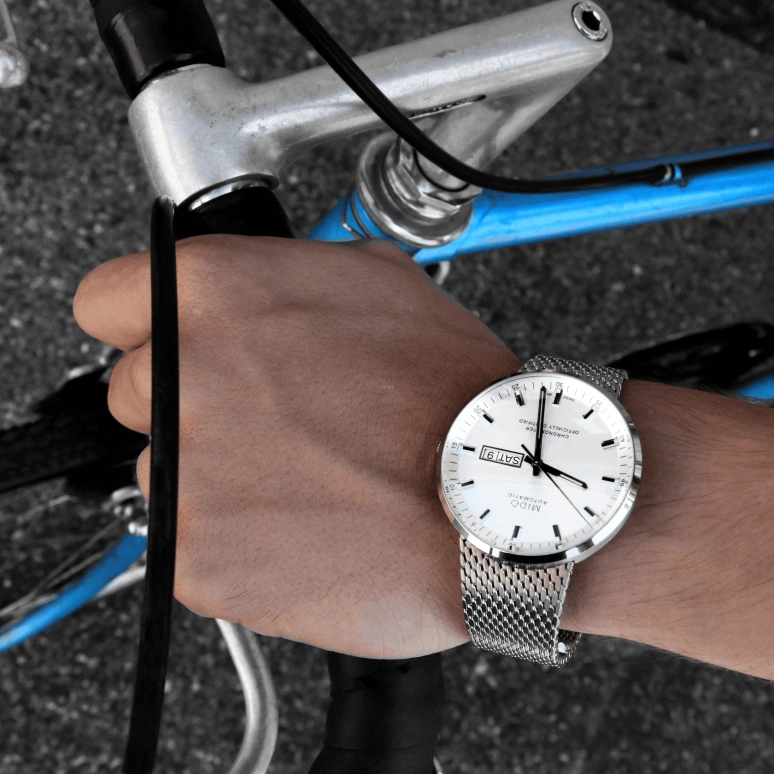 Mido,Commander 42mm,42mm,Stainless Steel,Silver,Automatic,Date,Anti-magnetic,M031,M031.631.11.031.00