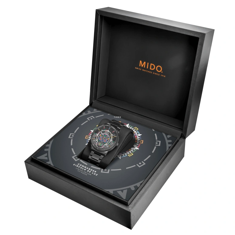 Mido,Commander 42mm,42mm,Stainless Steel,Multi-Color,Black,Automatic,Big Date,80hours,M021,M021.626.33.051.01