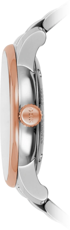 Mido,Baroncelli 38mm,38mm,Stainless Steel,White,Automatic,80hours,In-house Caliber,M8600,M8600.9.N6.1