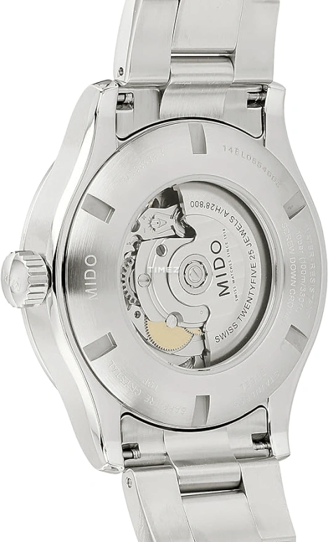 Mido,Multifort 42mm,42mm,Stainless Steel,Silver White,Automatic,38hours,Sapphire,Crystal Glass,M005,M005.430.11.031.00
