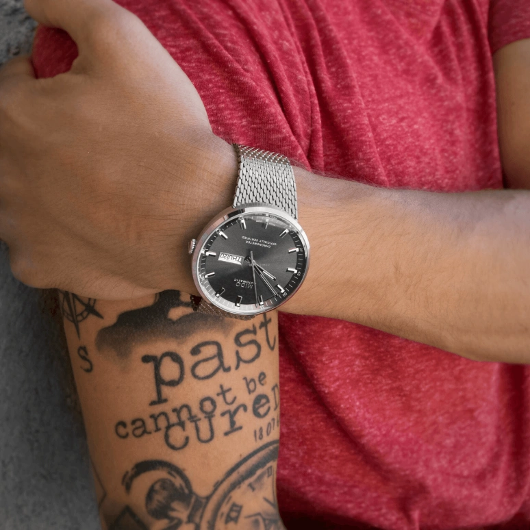 Mido,Commander 42mm,42mm,Stainless Steel,Grey,Automatic,Date,Anti-magnetic,M031,M031.631.11.061.00