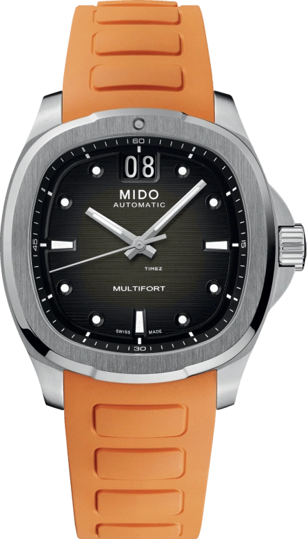 Mido,Other 40mm,40mm,Stainless Steel,Grey,Automatic,Day,Sapphire,Crystal Glass,M049,M049.526.17.081.00