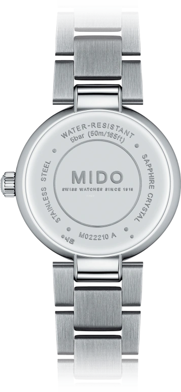 Mido,Baroncelli 29mm,29mm,Stainless Steel,Silver,Quartz,26280hours,Sapphire,M022,M022.210.11.036.00