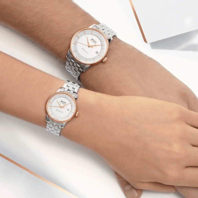 Mido,Baroncelli 39mm,39mm,Stainless Steel,Silver White,Automatic,Day,80hours,M037,M037.407.21.031.00