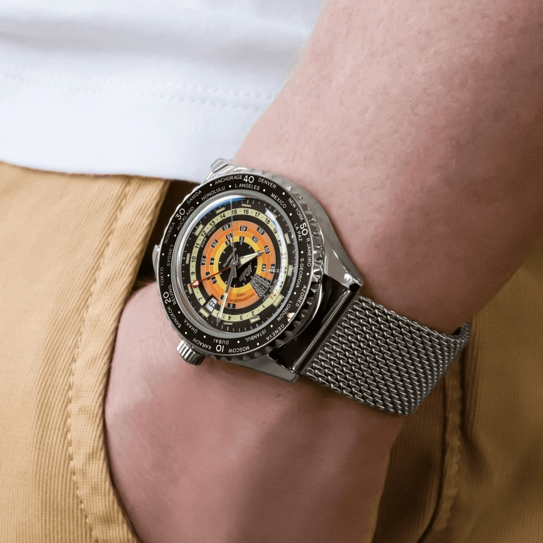 Mido,Ocean Star 40.50mm,40.50mm,Stainless Steel,Black,Automatic,Day,World Time,M026,M026.829.17.051.00
