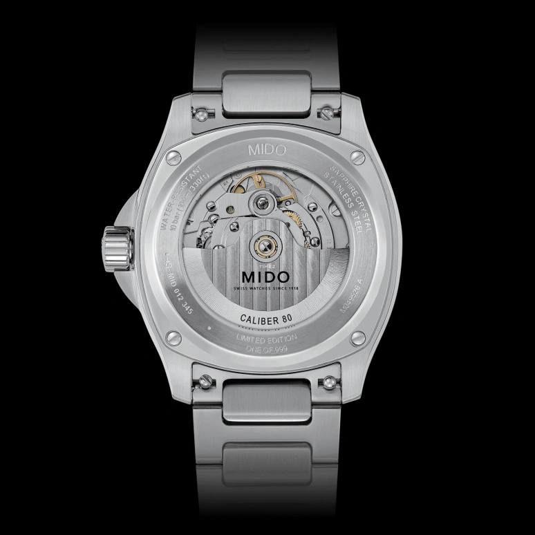Mido,Multifort 40x39.20mm,40x39.20mm,Stainless Steel,Multi-Color,Automatic,Big Date,Sapphire,M049,M049.526.11.081.01