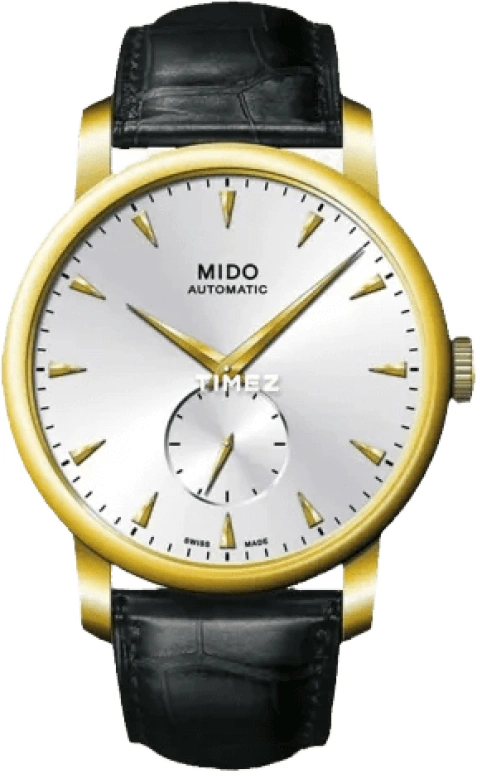 Mido,Baroncelli 38mm,38mm,Yellow Gold,White,Automatic,42hours,In-house Caliber,M900,M900.405.16.031.20