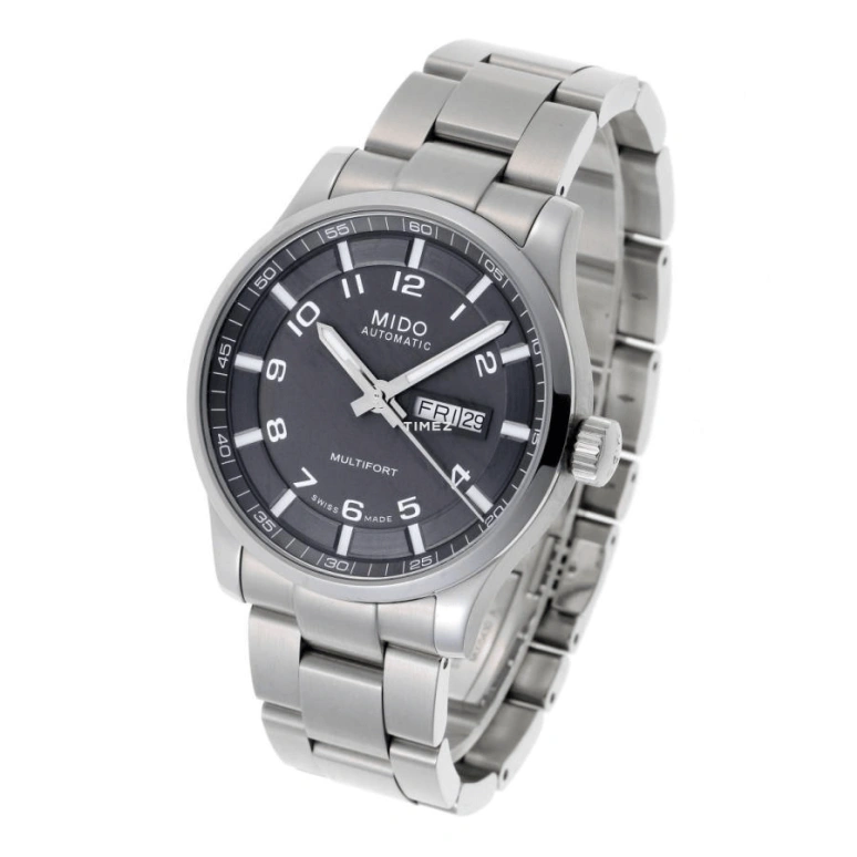 Mido,Multifort 42mm,42mm,Stainless Steel,Grey,Automatic,Date,Day,M005,M005.430.11.082.00