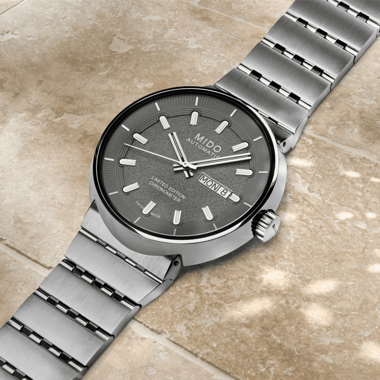 Mido,All Dial 42mm,42mm,Stainless Steel,Coal Gray,Automatic,38hours,Sapphire,M8340,M8340.4.B3.11