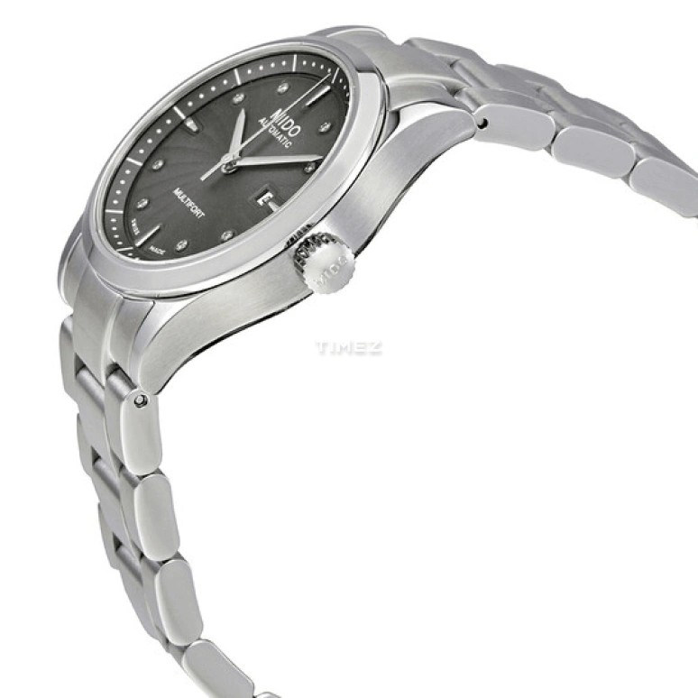 Mido,Multifort 31mm,31mm,Stainless Steel,Grey,Automatic,Day,38hours,M005,M005.007.11.066.00