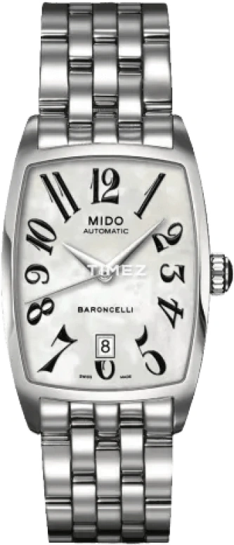 Mido,Baroncelli 23.50x29mm,23.50x29mm,Stainless Steel,Silver White,Automatic,Day,38hours,M003,M003.107.11.112.00