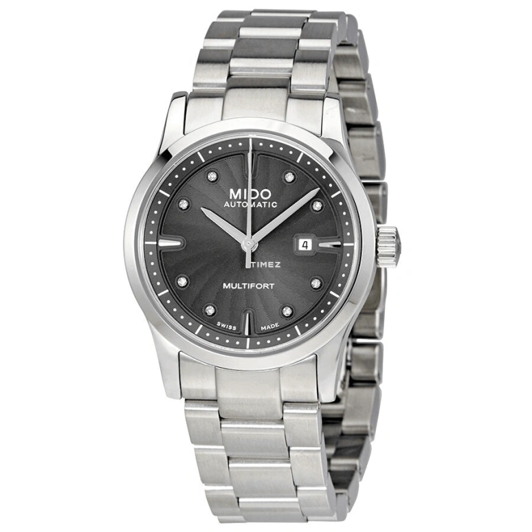 Mido,Multifort 31mm,31mm,Stainless Steel,Grey,Automatic,Day,38hours,M005,M005.007.11.066.00