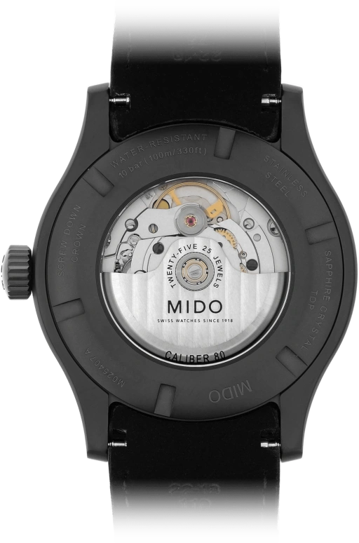 Mido,Multifort 42mm,42mm,Stainless Steel,Grey,Automatic,Date,Anti-magnetic,M025,M025.407.36.061.10