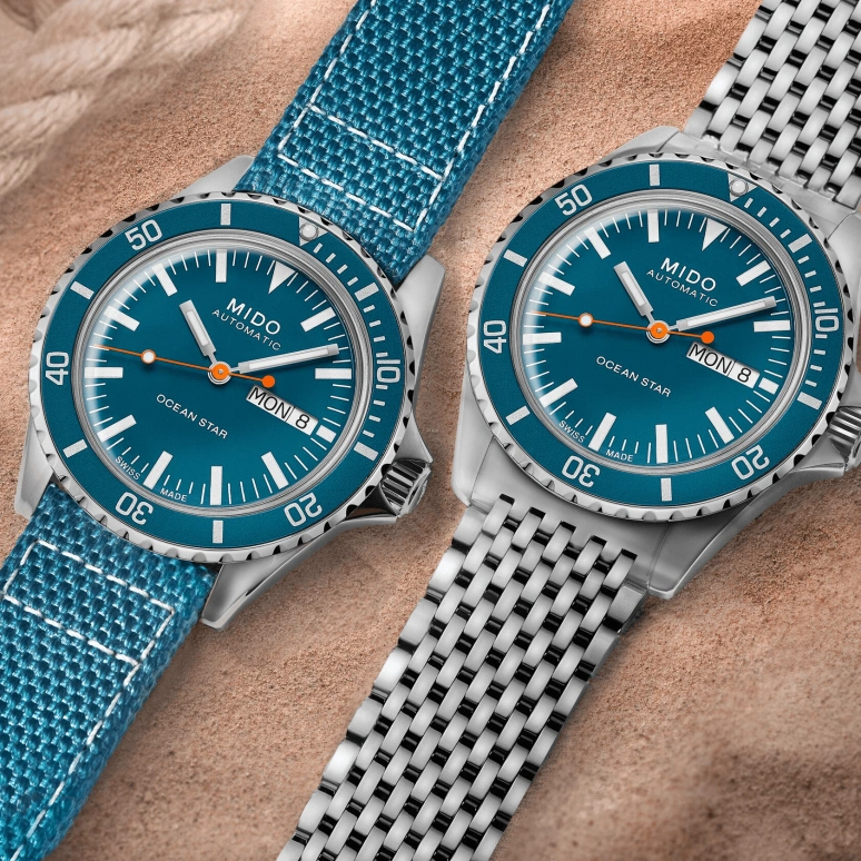 Mido,Ocean Star 40.50mm,40.50mm,Stainless Steel,Blue,Automatic,Date,Day,M026,M026.830.11.041.00