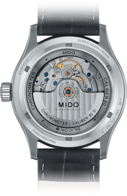 Mido,Multifort 42mm,42mm,Stainless Steel,Silver,Automatic,Date,Anti-magnetic,M038,M038.431.16.031.00