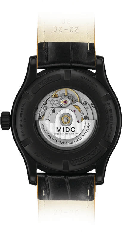 Mido,Multifort 42mm,42mm,Stainless Steel,Black,Automatic,Date,Day,M005,M005.430.36.051.80