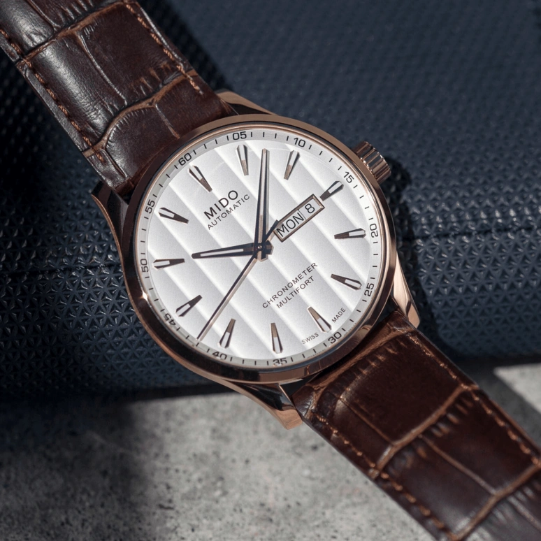 Mido,Multifort 42mm,42mm,Stainless Steel,Silver,Automatic,Date,Anti-magnetic,M038,M038.431.36.031.00