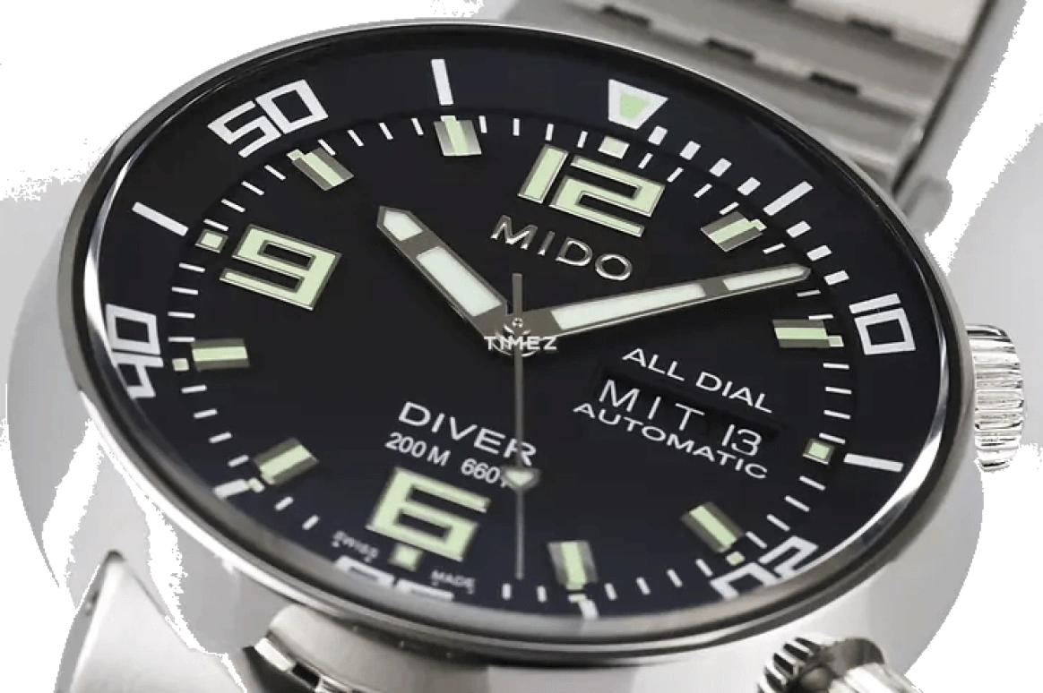 Mido,All Dial 42mm,42mm,Stainless Steel,Black,Automatic,Date,Day,M8370,M8370.4.58.11