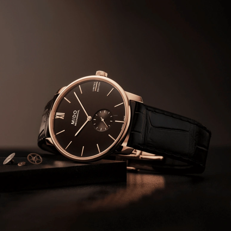 Mido,Baroncelli 39mm,39mm,Stainless Steel,Black,In-house Caliber,Sapphire,Crystal Glass,M037,M037.405.36.050.00