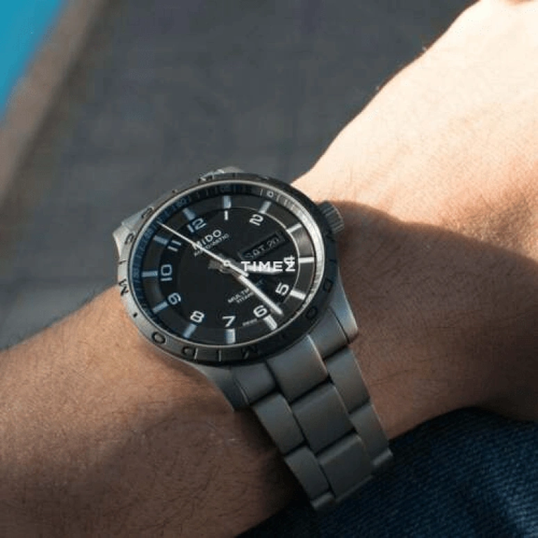 Mido,Multifort 42mm,42mm,Titanium,Black,Automatic,Date,Day,M018,M018.430.44.052.00