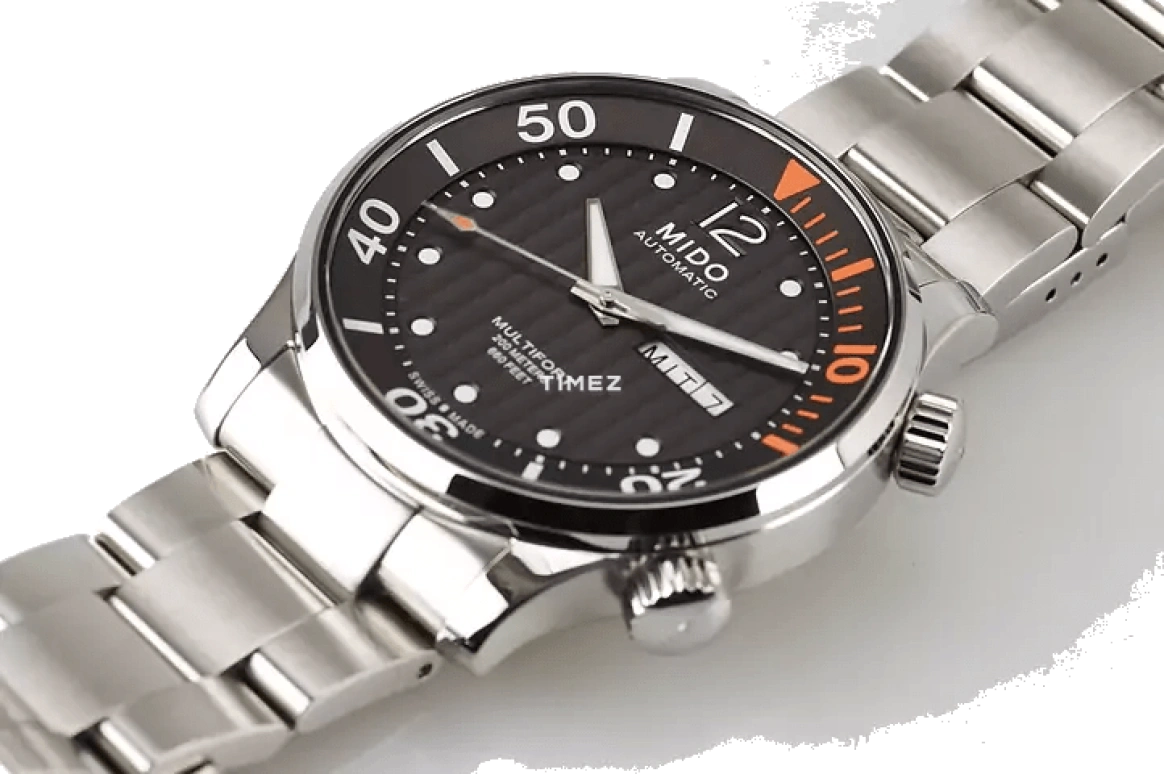 Mido,Multifort 42mm,42mm,Stainless Steel,Coal Gray,Automatic,Date,Day,M005,M005.930.11.060.80
