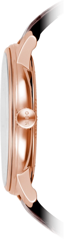 Mido,Baroncelli 39mm,39mm,Stainless Steel,Rose Gold,Coal Gray,Automatic,42hours,In-house Caliber,M027,M027.407.36.080.00