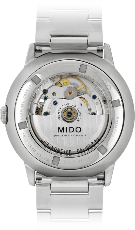 Mido,Commander 40mm,40mm,Stainless Steel,Grey,Automatic,Date,Anti-magnetic,M021,M021.431.11.061.00