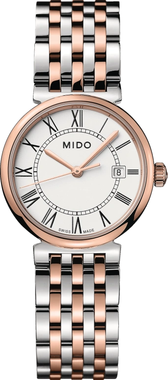 Mido,Dorada 25mm,25mm,White,Quartz,26280hours,Sapphire,M033,M033.210.22.013.00
