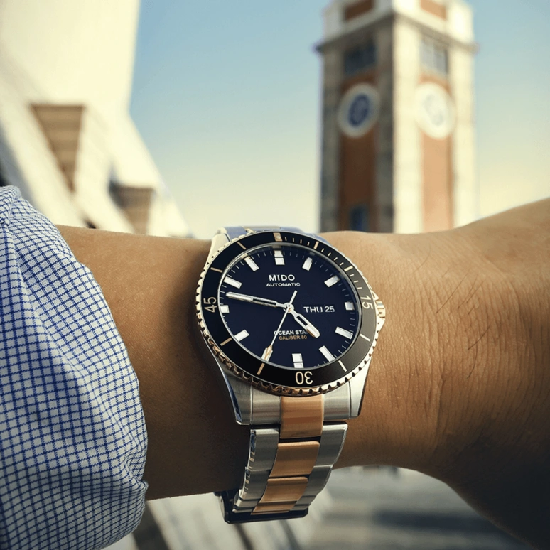 Mido,Ocean Star 42.50mm,42.50mm,Stainless Steel,Black,Automatic,Date,Day,M026,M026.430.22.051.00