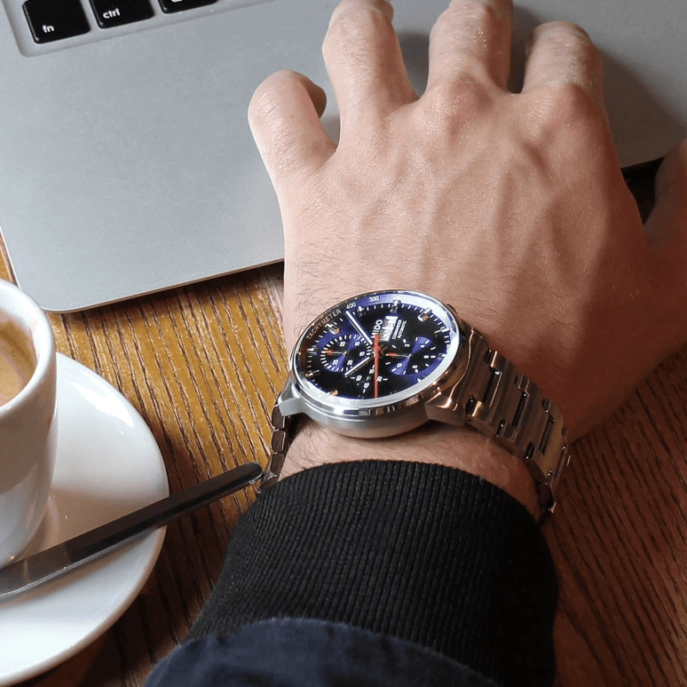 Mido,Commander 42.50mm,42.50mm,Stainless Steel,Blue,Automatic,Chronograph,Date,Day,M016,M016.414.11.041.00