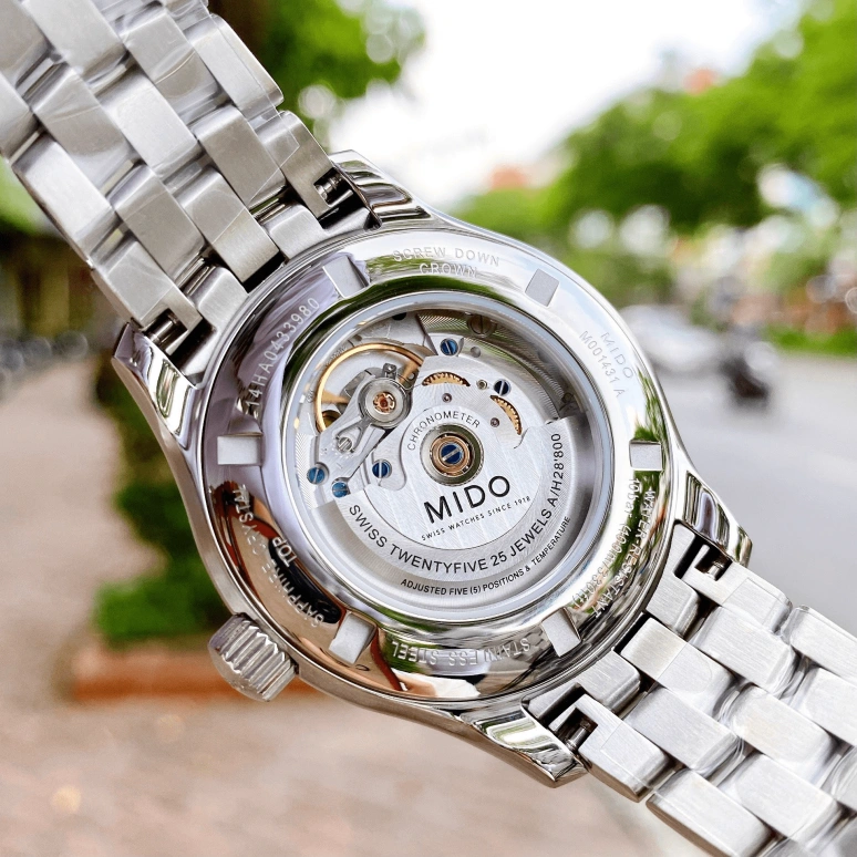 Mido,Belluna 40mm,40mm,Stainless Steel,Grey,Automatic,Date,Day,M001,M001.431.11.036.92