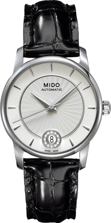 Mido,Baroncelli 33mm,33mm,Stainless Steel,Silver,Automatic,80hours,In-house Caliber,M007,M007.207.16.036.00