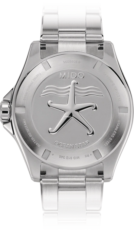 Mido,Ocean Star 43.50mm,43.50mm,Stainless Steel,Black,Automatic,Day,80hours,M026,M026.608.11.051.01