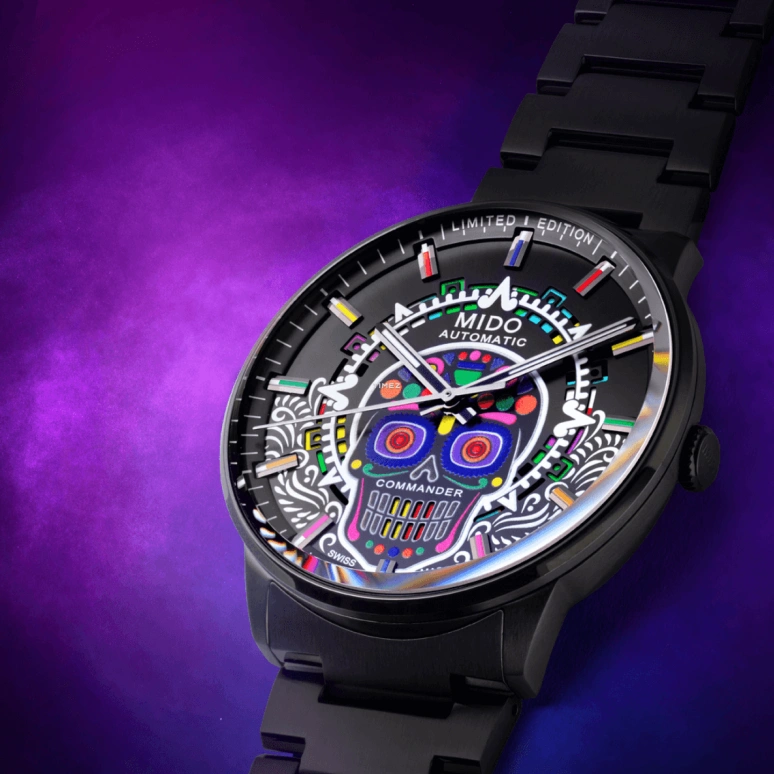 Mido,Commander 42mm,42mm,Stainless Steel,Multi-Color,Black,Automatic,Big Date,80hours,M021,M021.626.33.051.01