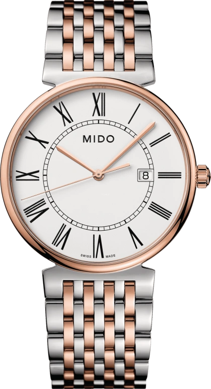 Mido,Dorada 38mm,38mm,White,Quartz,26280hours,Sapphire,M033,M033.410.22.013.00