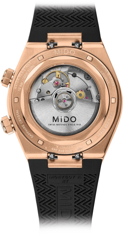 Mido,Multifort 38.40x40mm,38.40x40mm,Stainless Steel,Black,Automatic,Day,72hours,M047,M047.507.37.051.00