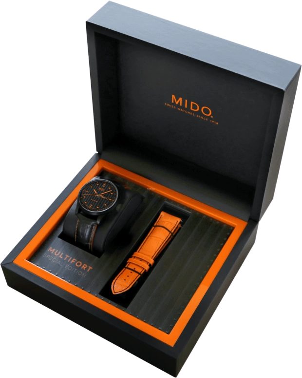 Mido,Multifort 42mm,42mm,Stainless Steel,Black,Automatic,Date,Day,M005,M005.430.36.051.80