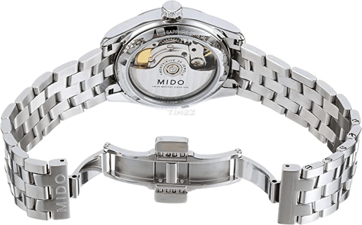 Mido,Belluna 33mm,33mm,Stainless Steel,Silver,Automatic,Day,Regulator,M024,M024.207.11.033.00