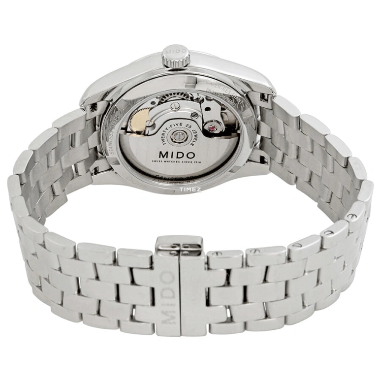 Mido,Belluna 33mm,33mm,Stainless Steel,Silver,Automatic,80hours,In-house Caliber,M024,M024.207.11.110.00