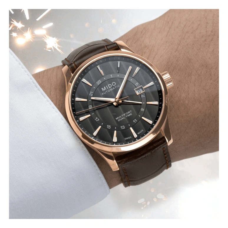 Mido,Multifort 42mm,42mm,Stainless Steel,Grey,Automatic,Chronograph,Date,M038,M038.429.36.061.00