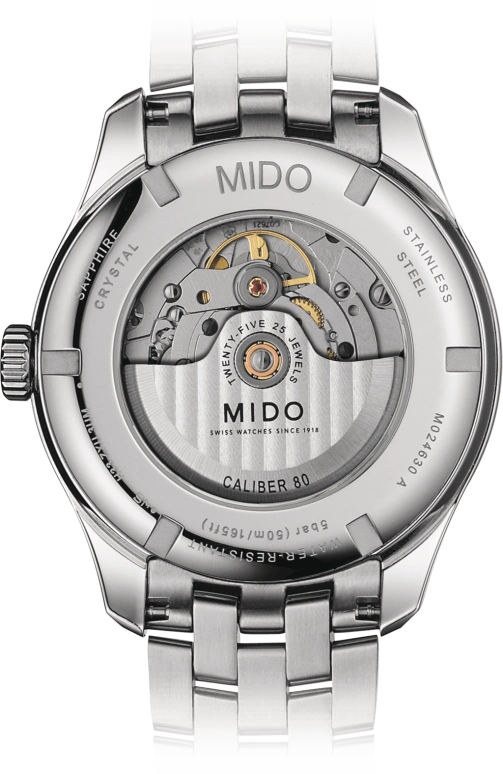 Mido,Belluna 42.50mm,42.50mm,Stainless Steel,Coal Gray,Automatic,80hours,In-house Caliber,M024,M024.630.11.061.00