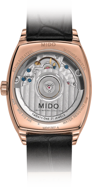 Mido,Baroncelli 30.50x35mm,30.50x35mm,Stainless Steel,White,Automatic,Day,42hours,M041,M041.307.36.016.00