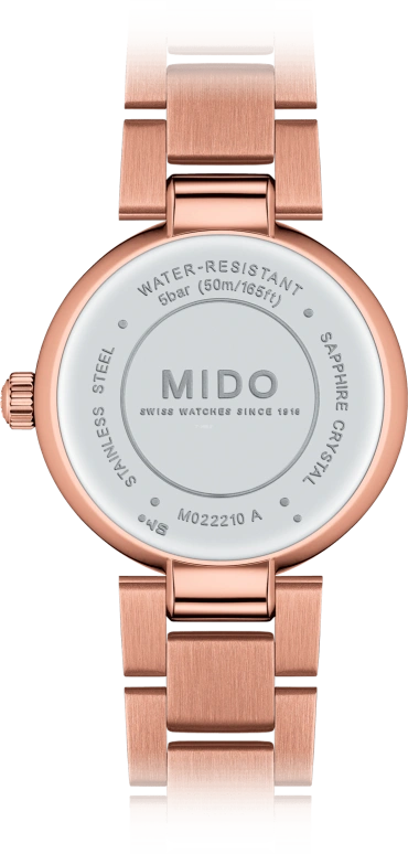 Mido,Baroncelli 29mm,29mm,Coffee,Brown,Quartz,26280hours,Sapphire,M022,M022.210.33.296.00