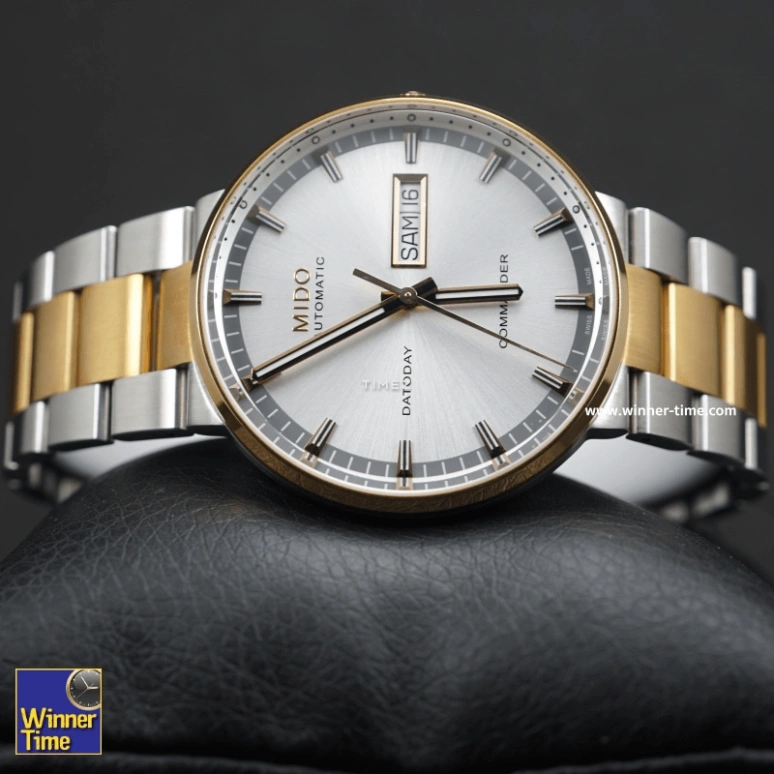 Mido,Commander 33mm,33mm,Stainless Steel,Silver,Automatic,Date,Day,M014,M014.230.22.031.00