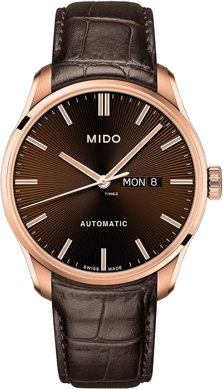 Mido,Belluna 42.50mm,42.50mm,Stainless Steel,Brown,Automatic,Date,Day,M024,M024.630.36.291.00