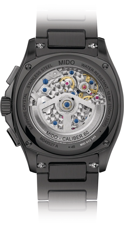 Mido,Multifort 41.50x42mm,41.50x42mm,Stainless Steel,Grey,Automatic,Chronograph,Day,M049,M049.527.33.081.00