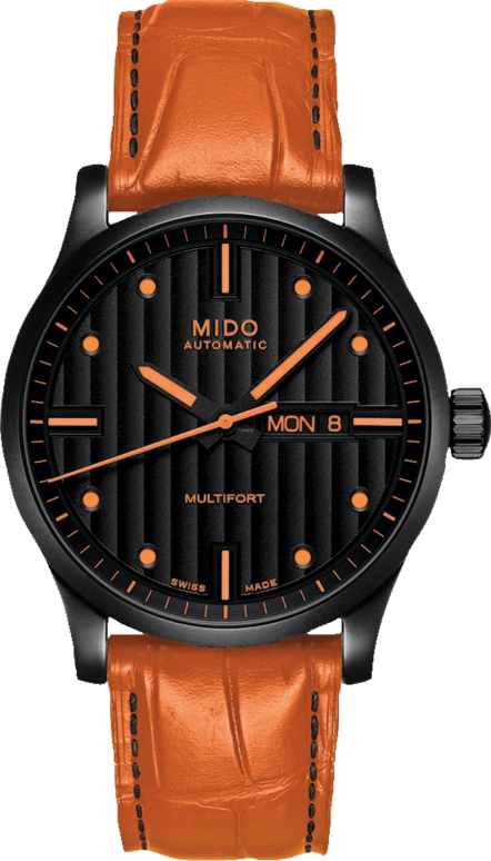 Mido,Multifort 42mm,42mm,Stainless Steel,Black,Automatic,Date,Day,M005,M005.430.36.051.80